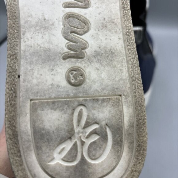 Sam Edelman Blue Margot High Top Sneaker Ankle Boot Women’s 8.5 - Picture 6 of 9